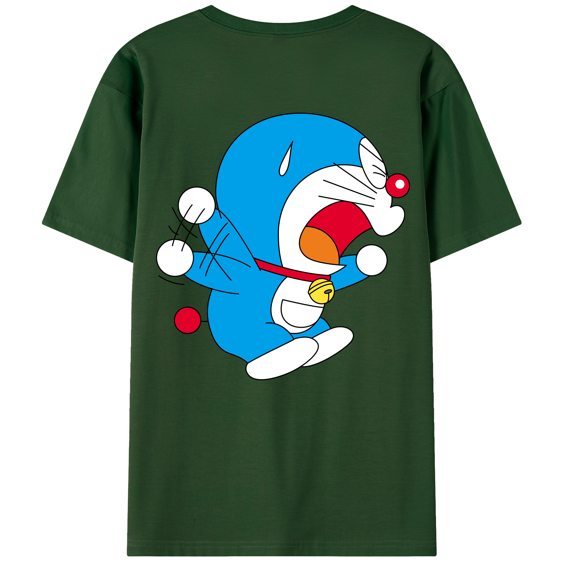 （画像用） ドラえもん Doraemon 綿100％半袖Tシャツ（背面プリント）